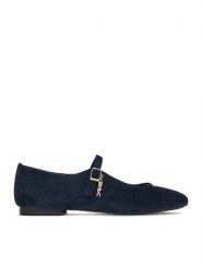 Beverly Hills Polo Club Baleriny EO-CC2599-01 Granatowy. Niebieskie balerinki damskie Beverly Hills Polo Club, bez wzorów, ze skóry. Za 299.99 zł.