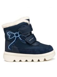 Geox Kozaki B Willaboom B A B565AA 0FU22 C4002 S Granatowy. Niebieskie kozaki dziewczęce Geox, bez wzorów, z materiału, bez obcasa, bez zapięcia. Za 249.99 zł.