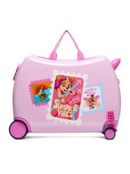 Paw Patrol Walizka dziecięca CEO-ACCCS-AW26-236PAW-S Różowy. Czerwone walizki PAW PATROL, bez wzorów, z tworzywa sztucznego. Za 219.99 zł.