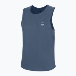 Koszulka wspinaczkowa damska Wild Country Movement 2. Niebieskie bluzki damskie WILD COUNTRY, bez wzorów, sportowe, bez kołnierzyka, bez ramiączek. Za 149.99 zł.