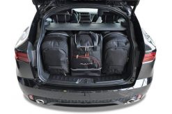 Torby Do Bagażnika Jaguar E-Pace Phev 2020+ 4Szt Kjust. Czarne torby podróżne KJUST, bez wzorów, z kauczuku. Za 1,196.00 zł.
