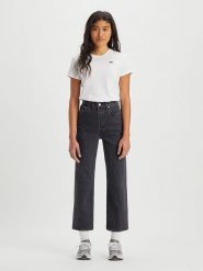 Levi's Dżinsy - Regular fit - w kolorze czarnym rozmiar: W31/L29. Czarne jeansy damskie Levi's, z podwyższonym stanem. Za 259.74 zł.