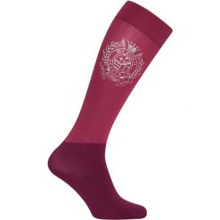 Skarpety jeździeckie HV Polo Favouritas Winter. Fioletowe skarpetki damskie HV POLO, bez wzorów. Za 82.50 zł.