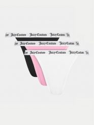 Juicy Couture Komplet 3 par fig brazylijskich JCLBR223520 Kolorowy. Komplety bielizny Juicy Couture, bez wzorów, z bawełny. Za 129.99 zł.