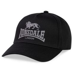 Czapka Lonsdale Norbury. Czarne czapki damskie Lonsdale, bez wzorów. Za 107.50 zł.
