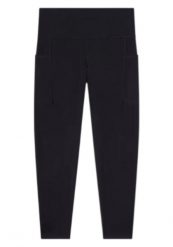 Legginsy damskie CHAMPION 7/8 z kieszenią na udzie, Quick Dry. Czarne legginsy damskie Champion, xs, bez wzorów, z elastanu. Za 108.99 zł.