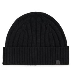 Czapka LAUREN RALPH LAUREN. Czarne czapki damskie Lauren Ralph Lauren, na zimę, bez wzorów. Za 289.99 zł.