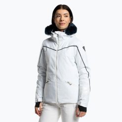 Kurtka narciarska damska Rossignol Ski. Czarne kurtki damskie Rossignol, na zimę, l, bez wzorów, bez kaptura. W wyprzedaży za 2,069.00 zł.