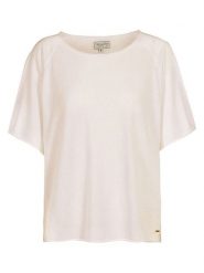 Herrlicher Koszulka w kolorze kremowym rozmiar: M. Brązowe koszulki damskie Herrlicher, m, bez wzorów, bez kołnierzyka, bez ramiączek. Za 130.99 zł.