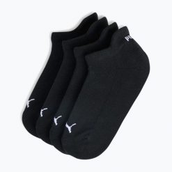 Skarpety damskie PUMA Cushioned Sneaker 2 pary. Czarne skarpetki damskie Puma, bez wzorów, z bawełny. Za 39.99 zł.