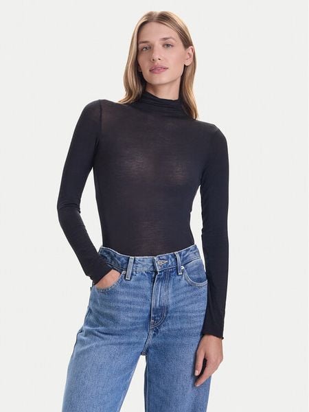 Hunkemöller Bluzka Intimate 302811 Czarny Slim Fit. Czarne bluzki damskie Hunkemöller, m, bez wzorów, bez kołnierzyka, bez ramiączek. Za 139.99 zł.