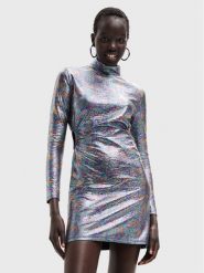 Desigual Sukienka koktajlowa Luna 22WWVK62 Kolorowy Slim Fit. Sukienki damskie Desigual, bez wzorów, z syntetyku, wizytowe, bez ramiączek. Za 269.99 zł.