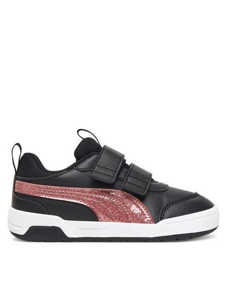 Puma Sneakersy Multiflex 2 Glitz Fs V Ps 403211 01 Czarny. Czarne buty sportowe dziewczęce Puma, bez wzorów, ze skóry, bez zapięcia. Za 139.99 zł.