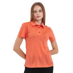 Koszulka Polo Damska Sportowa Woolona 100% Merino. Brązowe koszulki sportowe damskie WOOLONA, s, bez wzorów, bez ramiączek. W wyprzedaży za 288.00 zł.
