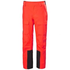 Spodnie narciarskie cargo damskie Helly Hansen Switch 2.0. Czerwone spodnie sportowe damskie Helly Hansen, na zimę, bez wzorów, narciarskie. W wyprzedaży za 821.40 zł.