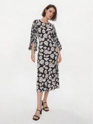 Weekend Max Mara Sukienka codzienna Yellow 2415621071 Granatowy Regular Fit. Niebieskie sukienki damskie Weekend Max Mara, bez wzorów, z wiskozy, bez ramiączek. Za 659.99 zł.