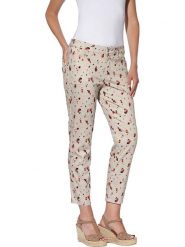 Heine Dżinsy - Slim fit - w kolorze beżowym rozmiar: 38. Brązowe jeansy damskie Heine, bez wzorów, z materiału. Za 105.38 zł.