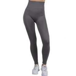 Legginsy Pushup Dla Kobiet. Szare legginsy damskie Gym Hero, bez wzorów. Za 231.99 zł.