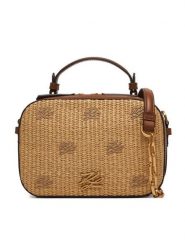 KARL LAGERFELD Torebka B2W30041 Brązowy ciemny. Brązowe torebki klasyczne damskie KARL LAGERFELD, ze skóry, bez dodatków. Za 1,299.00 zł.