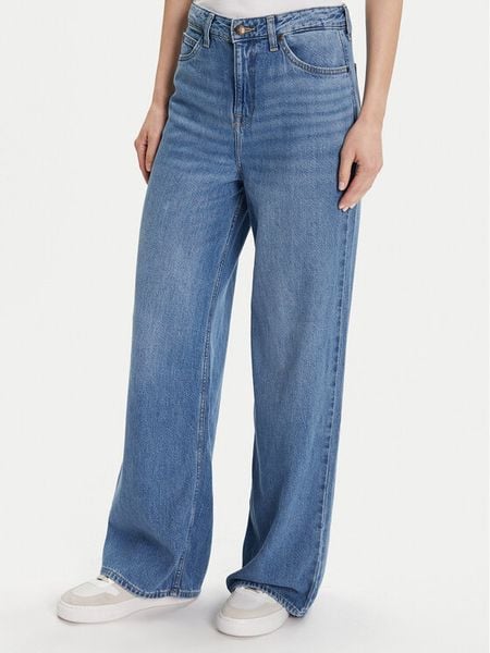 Lee Jeansy Stella 112371455 Niebieski Wide Leg. Niebieskie jeansy damskie Lee. Za 319.99 zł.