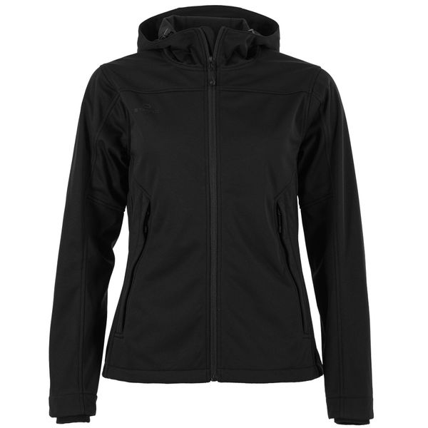 Damska kurtka wodoodporna Stanno Prime Softshell. Czarne kurtki damskie STANNO, s, bez wzorów, prążkowane, bez kaptura. Za 382.60 zł.