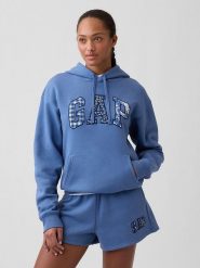 GAP Bluza w kolorze niebieskim rozmiar: XS. Niebieskie bluzy damskie GAP, xs, bez wzorów, z kapturem. Za 93.07 zł.