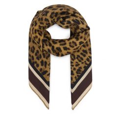 Chusta Weekend Max Mara. Brązowe chusty damskie Weekend Max Mara, bez wzorów. Za 744.99 zł.