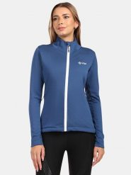 Kilpi Kurtka polarowa "Skathi" w kolorze niebiesko-białym rozmiar: 44. Niebieskie kurtki damskie Kilpi, bez wzorów, z polaru, bez kaptura. Za 217.99 zł.