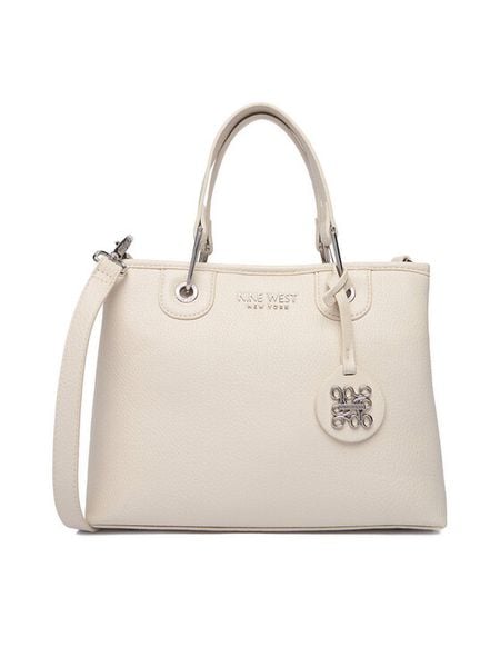 Nine West Torebka CEO-Madison Muse-LDA8337 Biały. Białe kuferki damskie Nine West, z materiału, bez dodatków. Za 125.99 zł.