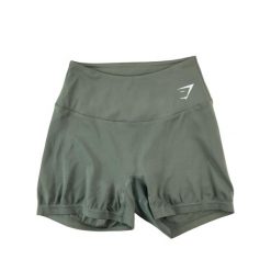 Second life - Gymshark damskie szorty codzienne bezszwowe - Stan bardzo dobry. Szare spodenki sportowe damskie Gymshark, l, bez wzorów, z tkaniny, na fitness i siłownię. Za 63.86 zł.