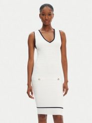Guess Sukienka codzienna 5RGK99 5640Z Écru Regular Fit. Sukienki damskie Guess, z aplikacjami, z wiskozy, bez ramiączek. Za 379.99 zł.