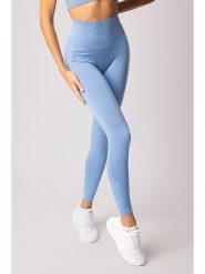 Spaio Legginsy termiczne "Adapt" w kolorze błękitnym rozmiar: M. Niebieskie legginsy damskie Spaio, m, bez wzorów, z materiału, outdoorowe. Za 136.13 zł.