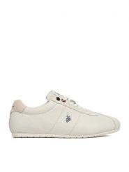U.S. Polo Assn. Sneakersy EO-CAMMY002W/6L1 Biały. Białe obuwie sportowe damskie U.S. Polo Assn., ze skóry, bez zapięcia. Za 349.99 zł.