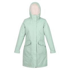 Kurtka Parka Ocieplana Przeciwdeszczowa Damska Romine. Zielone kurtki damskie Regatta, l, bez wzorów, bez kaptura. Za 152.99 zł.