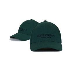 Czapka z daszkiem Equestrian Stockholm. Zielone czapki z daszkiem damskie EQUESTRIAN STOCKHOLM, bez wzorów. Za 236.00 zł.