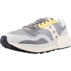 Buty SAUCONY JAZZ NXT Szary. Szare obuwie trekkingowe damskie Saucony, ze skóry, bez zapięcia. Za 343.99 zł.
