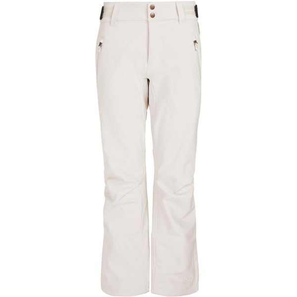 Spodnie narciarskie dla kobiet Protest Prtatlas. Białe kombinezony damskie Protest, na zimę, bez wzorów, sportowe, bez kołnierzyka, bez ramiączek. Za 591.60 zł.