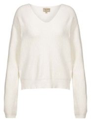 Herrlicher Sweter "Betti" w kolorze kremowym rozmiar: L. Brązowe swetry klasyczne damskie Herrlicher, l, bez kołnierzyka. Za 130.99 zł.