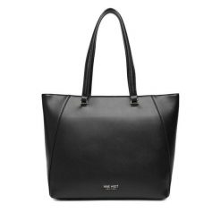 Torebka Nine West. Czarne shopper bag Nine West, bez wzorów, bez dodatków. Za 349.99 zł.