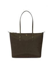 LAUREN RALPH LAUREN Torebka 431916737053 Zielony. Zielone shopper bag Lauren Ralph Lauren, bez wzorów, z materiału, bez dodatków. Za 639.99 zł.