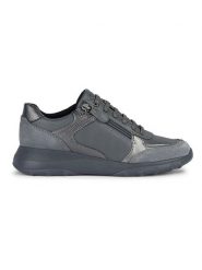 Geox Sneakersy "Alleniee" w kolorze antracytowym rozmiar: 39. Czarne obuwie sportowe damskie Geox, z materiału, bez zapięcia. Za 170.47 zł.