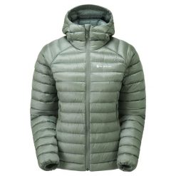 Damska kurtka z kapturem Montane Anti-Freeze. Zielone kurtki damskie Montane, xs, bez wzorów, z puchu, z kapturem. Za 957.45 zł.