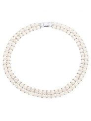 ATELIERS SAINT GERMAIN Naszyjnik perłowy w kolorze kremowym - dł. 40 cm rozmiar: onesize. Brązowe naszyjniki damskie ATELIERS SAINT GERMAIN, z perłą. Za 587.99 zł.