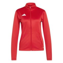 Bluza damska adidas Entrada Track. Białe bluzy damskie Adidas, bez wzorów, bez kaptura. Za 121.99 zł.
