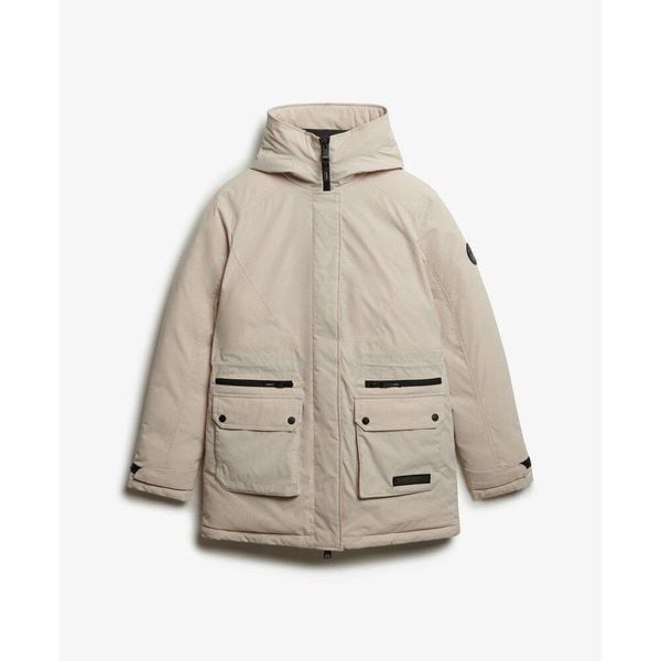 Parka dla kobiet Superdry City. Szare parki damskie Superdry, l, bez kaptura. Za 599.00 zł.