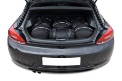 Torby Do Bagażnika Vw Scirocco 2008-2017 4Szt Kjust. Czarne torby podróżne KJUST, bez wzorów, z kauczuku. Za 1,151.00 zł.