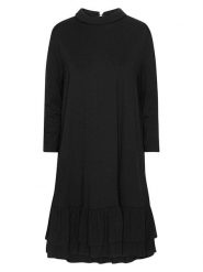 Ilse Jacobsen Sukienka w kolorze czarnym rozmiar: XS. Czarne sukienki damskie Ilse Jacobsen, bez wzorów, z wiskozy, klasyczne, bez ramiączek. Za 173.99 zł.