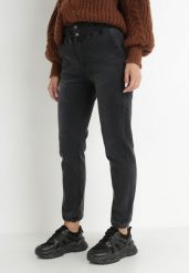 Czarne Jeansy Joggery Keilah. Czarne jeansy damskie Born2be. Za 84.99 zł.