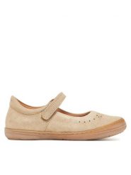 Froddo Baleriny G3140182-13 S Złoty. Żółte baleriny dziewczęce Froddo, bez wzorów, ze skóry, bez obcasa, bez zapięcia. Za 219.99 zł.