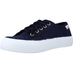 Buty VICTORIA 107303 Niebieski. Niebieskie obuwie trekkingowe damskie Victoria, z tkaniny, bez zapięcia. Za 120.99 zł.